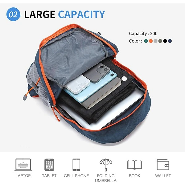 Camping Backpack detail