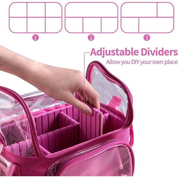 Transparent PVC Cosmetic Bag pocket