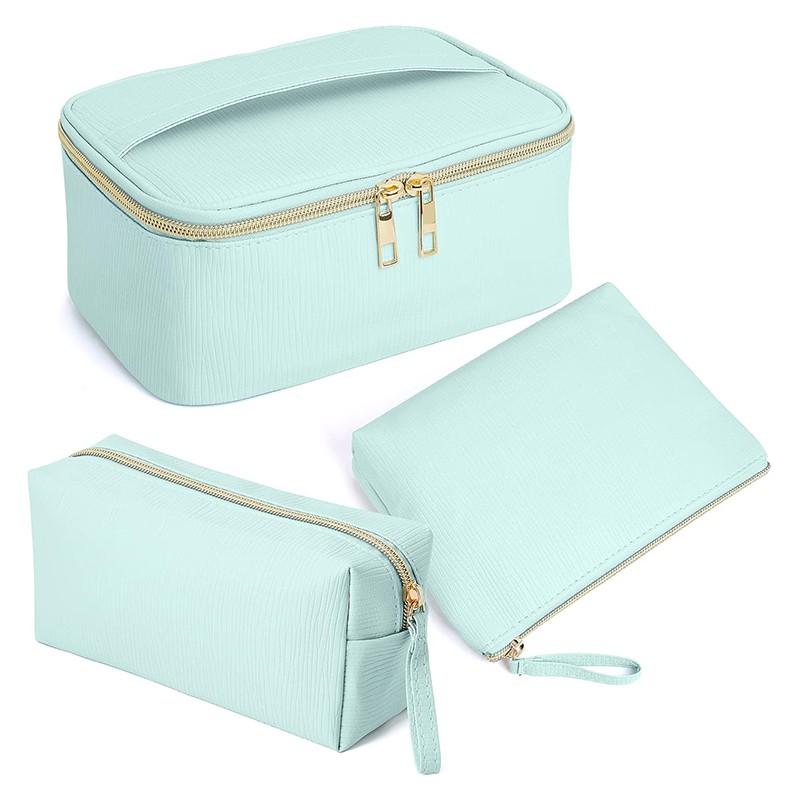 Vegan Leather Cosmetic Bag