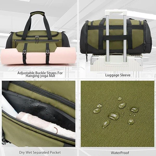 Waterproof Weekend Sports Gym Bag